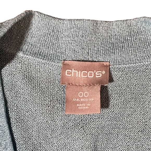 NWT Chico’s Button Up Cardigan Size 00 Women’s XS - Picture 6 of 11